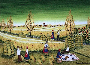 Ebéd a tarlón